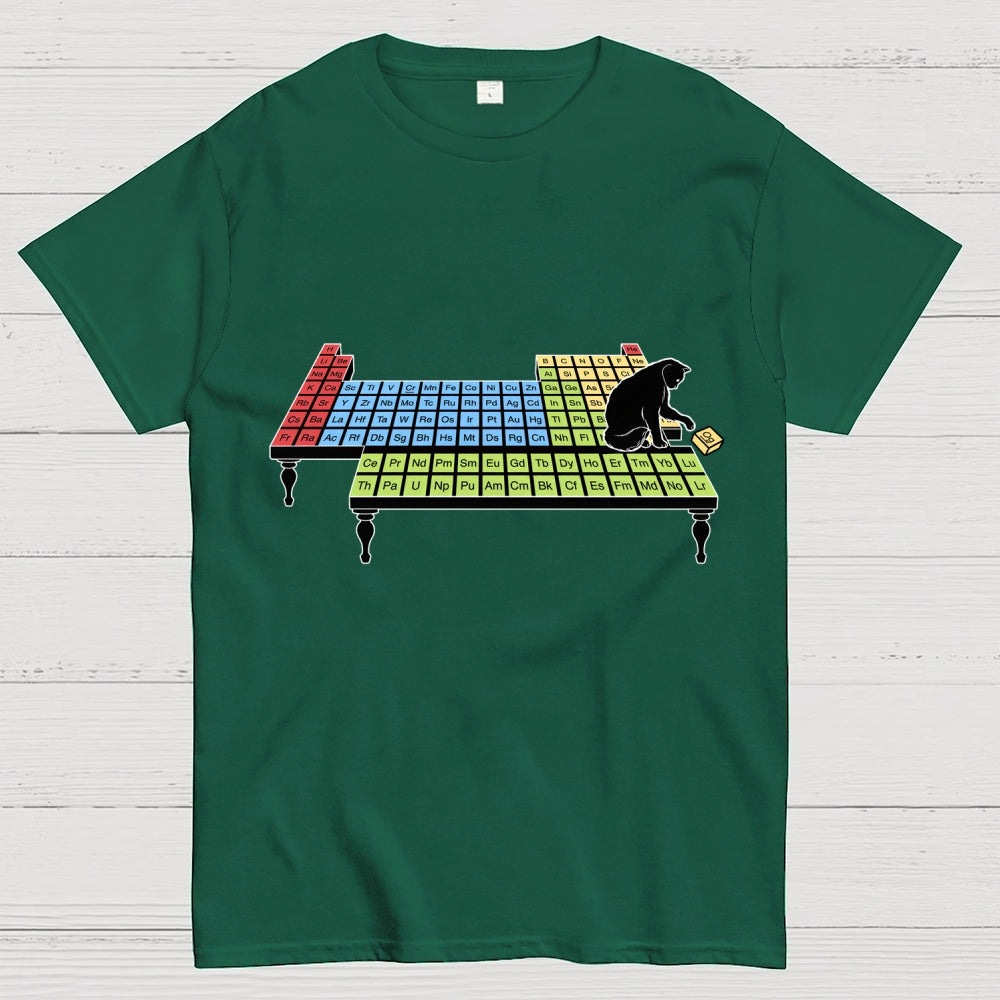 Felines Science Periodic Table Cat  T-Shirt