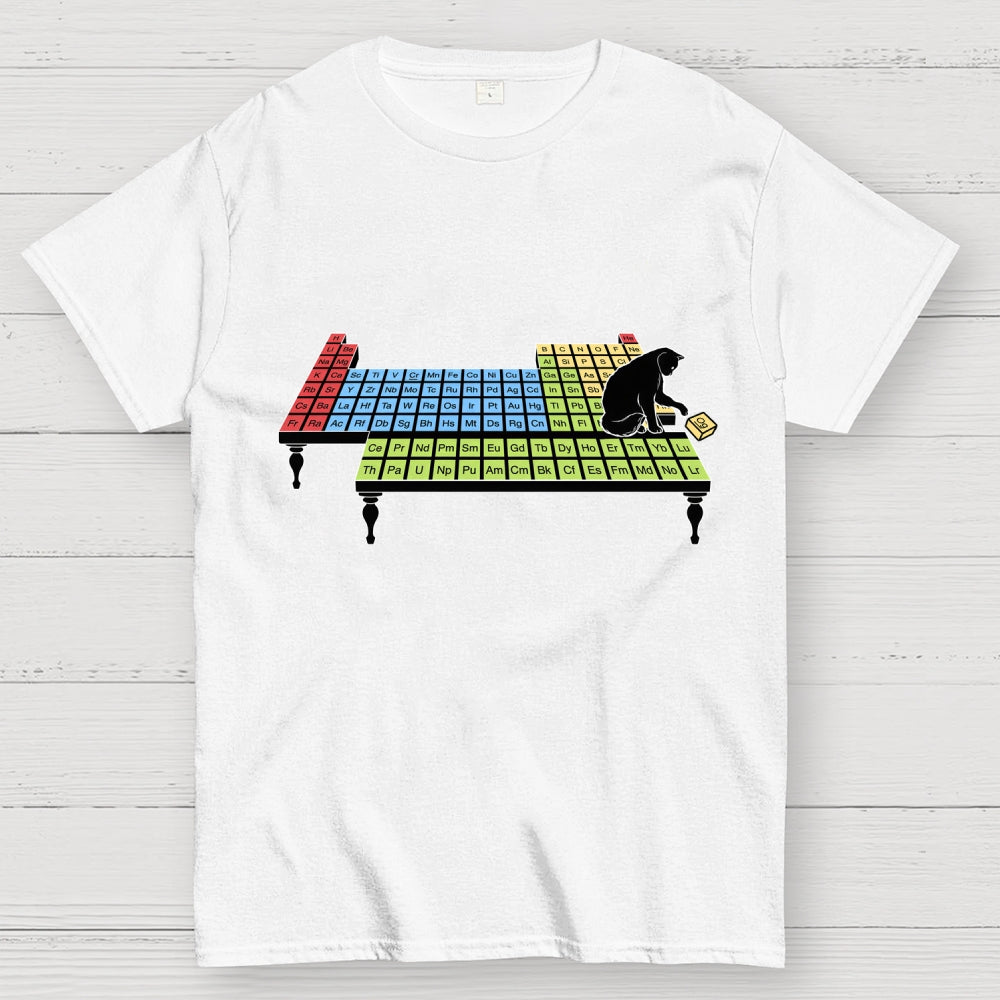 Felines Science Periodic Table Cat  T-Shirt