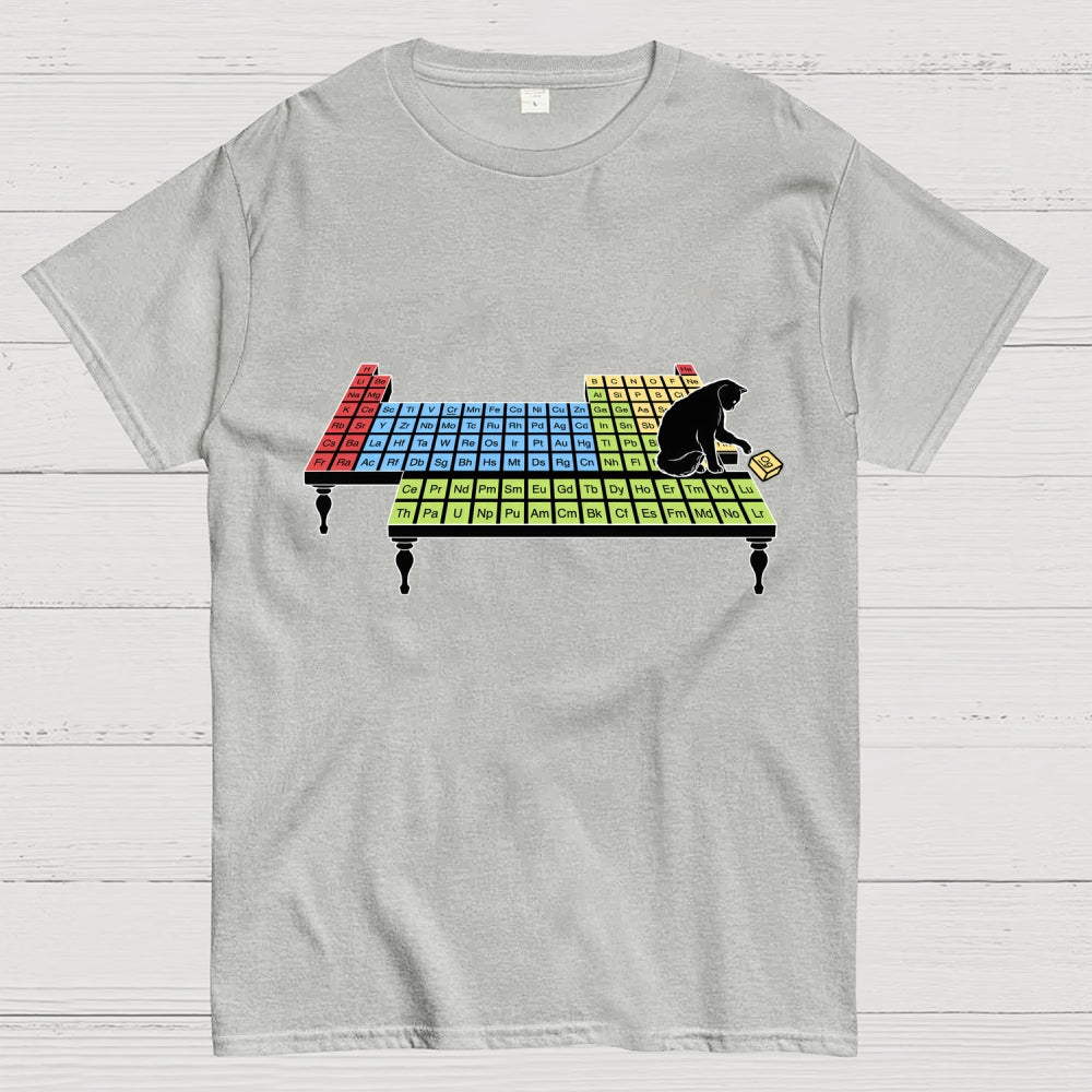 Felines Science Periodic Table Cat  T-Shirt