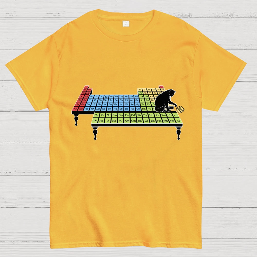 Felines Science Periodic Table Cat  T-Shirt