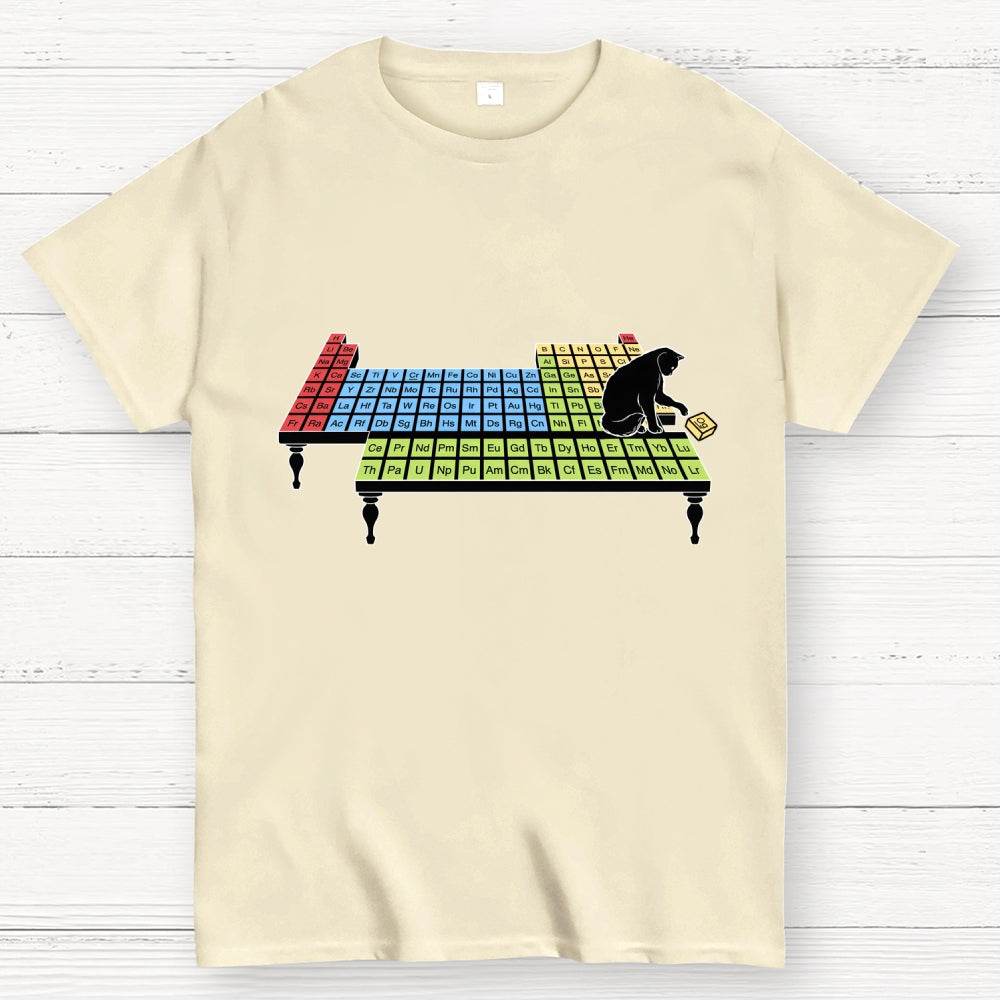 Felines Science Periodic Table Cat  T-Shirt