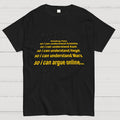I Read Plato To Argue Online  T-Shirt