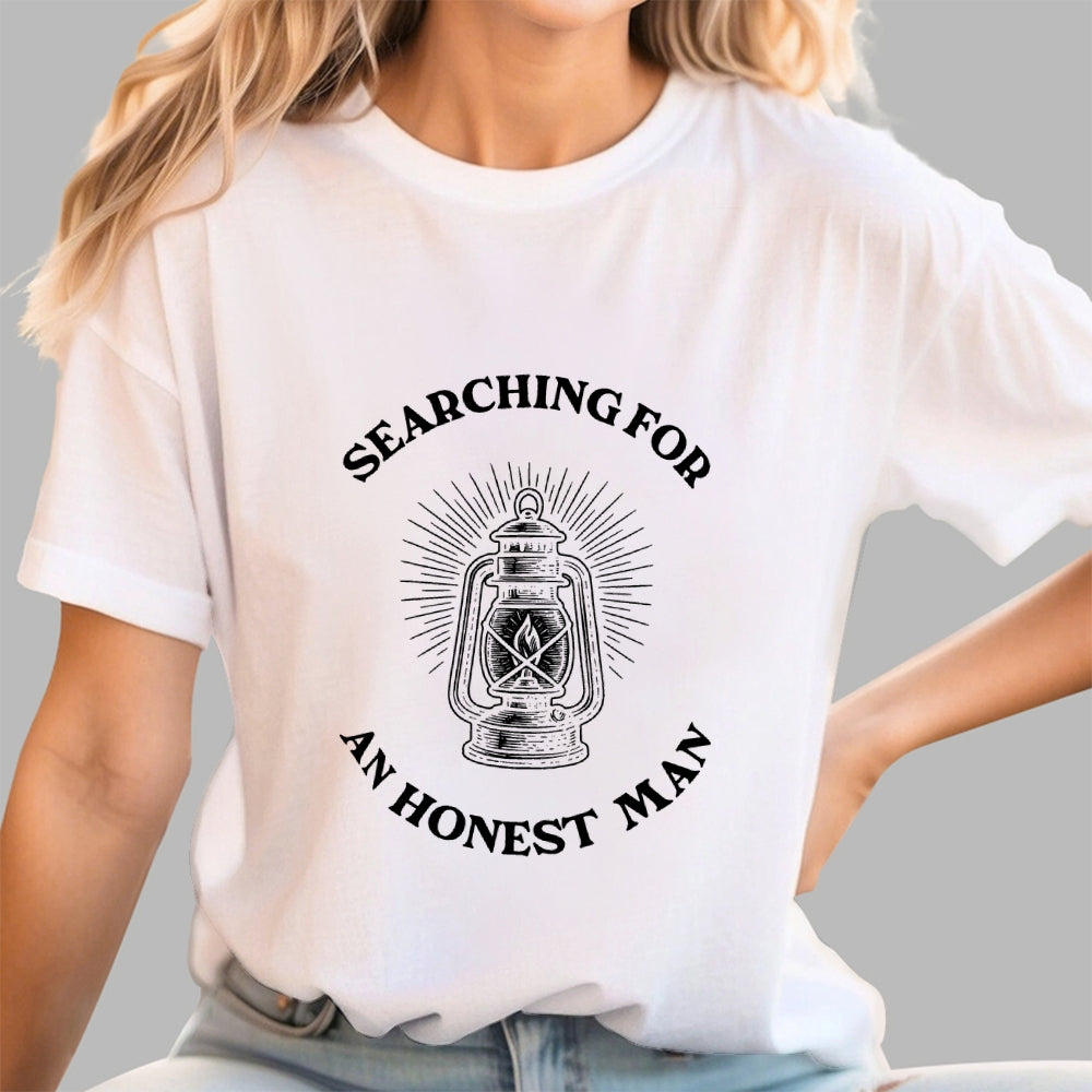 Diogenes' Lantern Searching For An Honest Man  T-Shirt