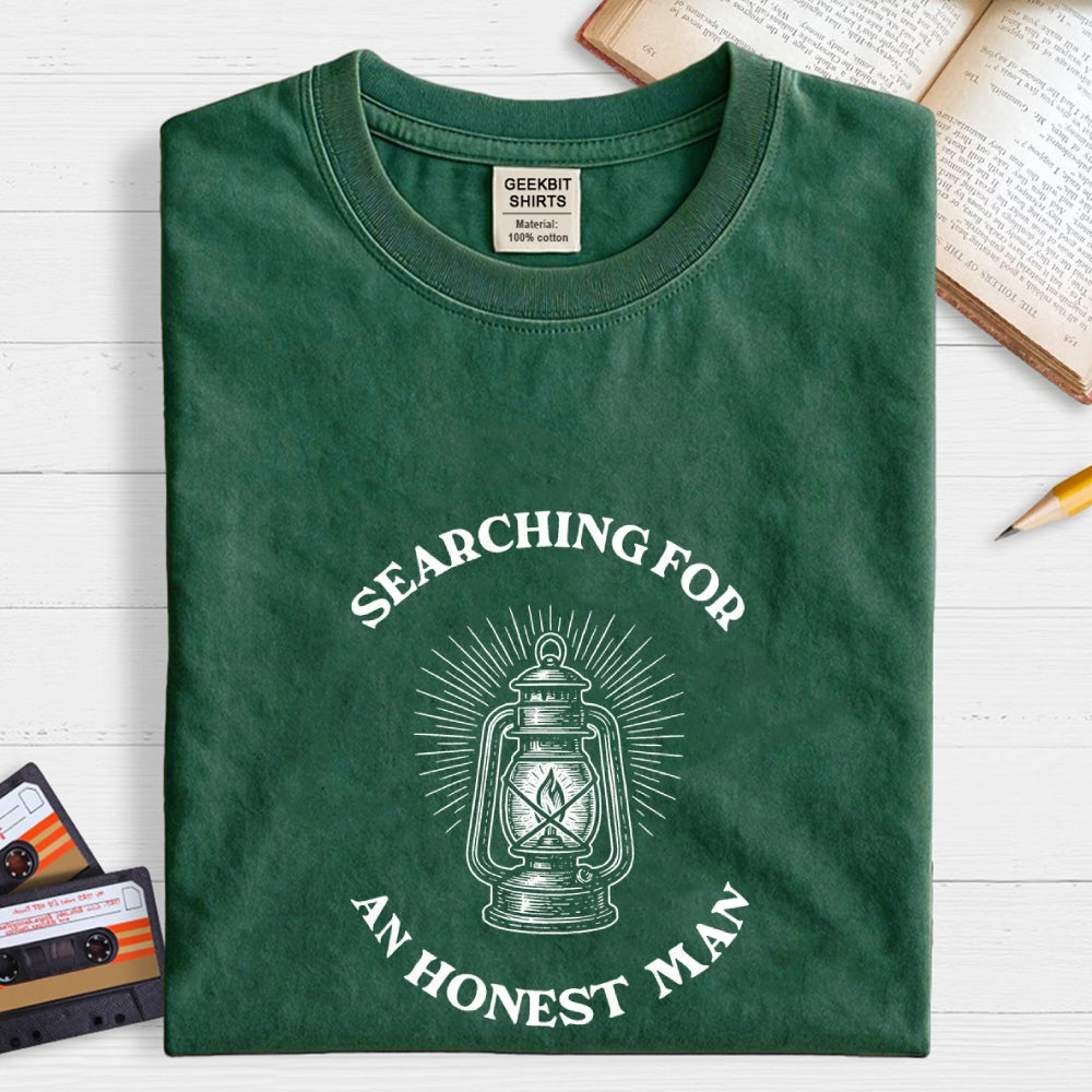 Diogenes' Lantern Searching For An Honest Man  T-Shirt
