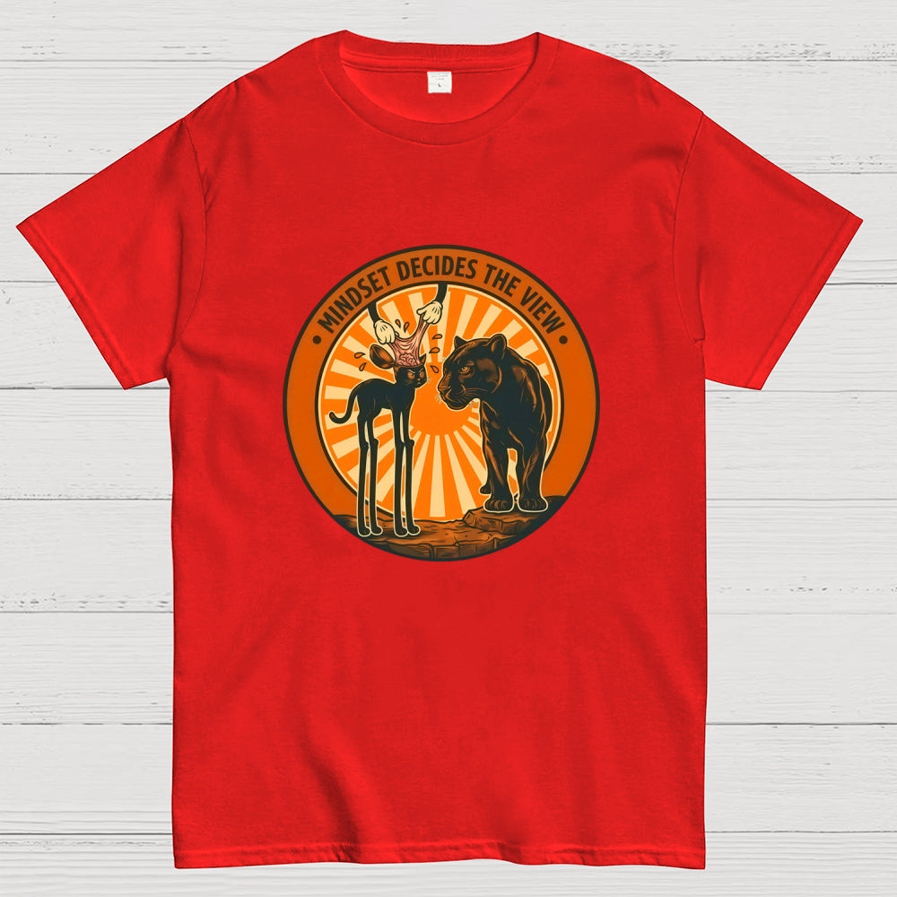 Mindset Decides The View  T-Shirt