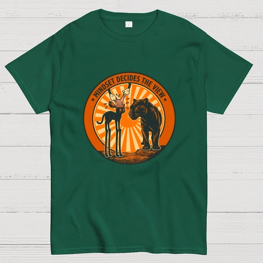Mindset Decides The View  T-Shirt