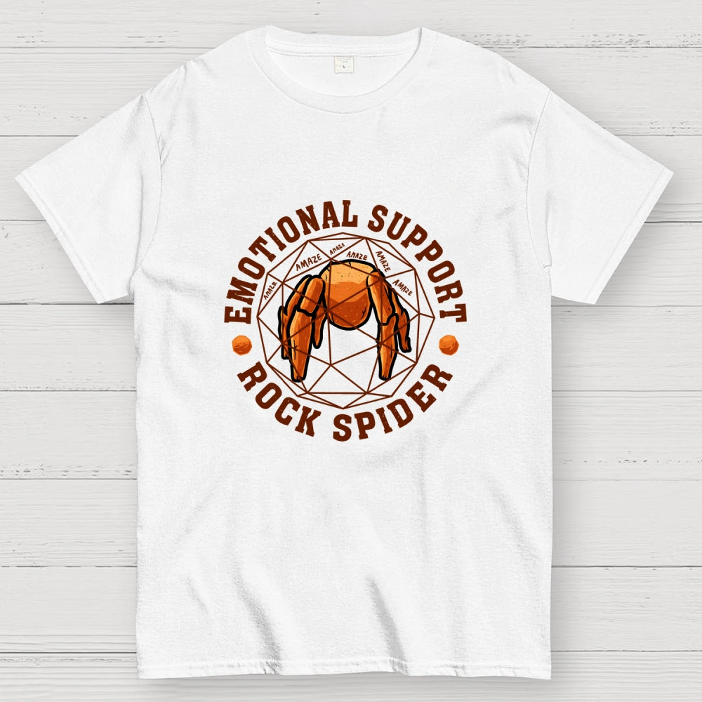 Emotional Support Rock Spider  T-Shirt