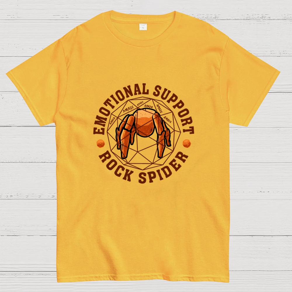 Emotional Support Rock Spider  T-Shirt