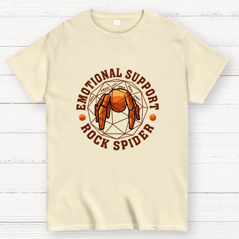 Emotional Support Rock Spider  T-Shirt
