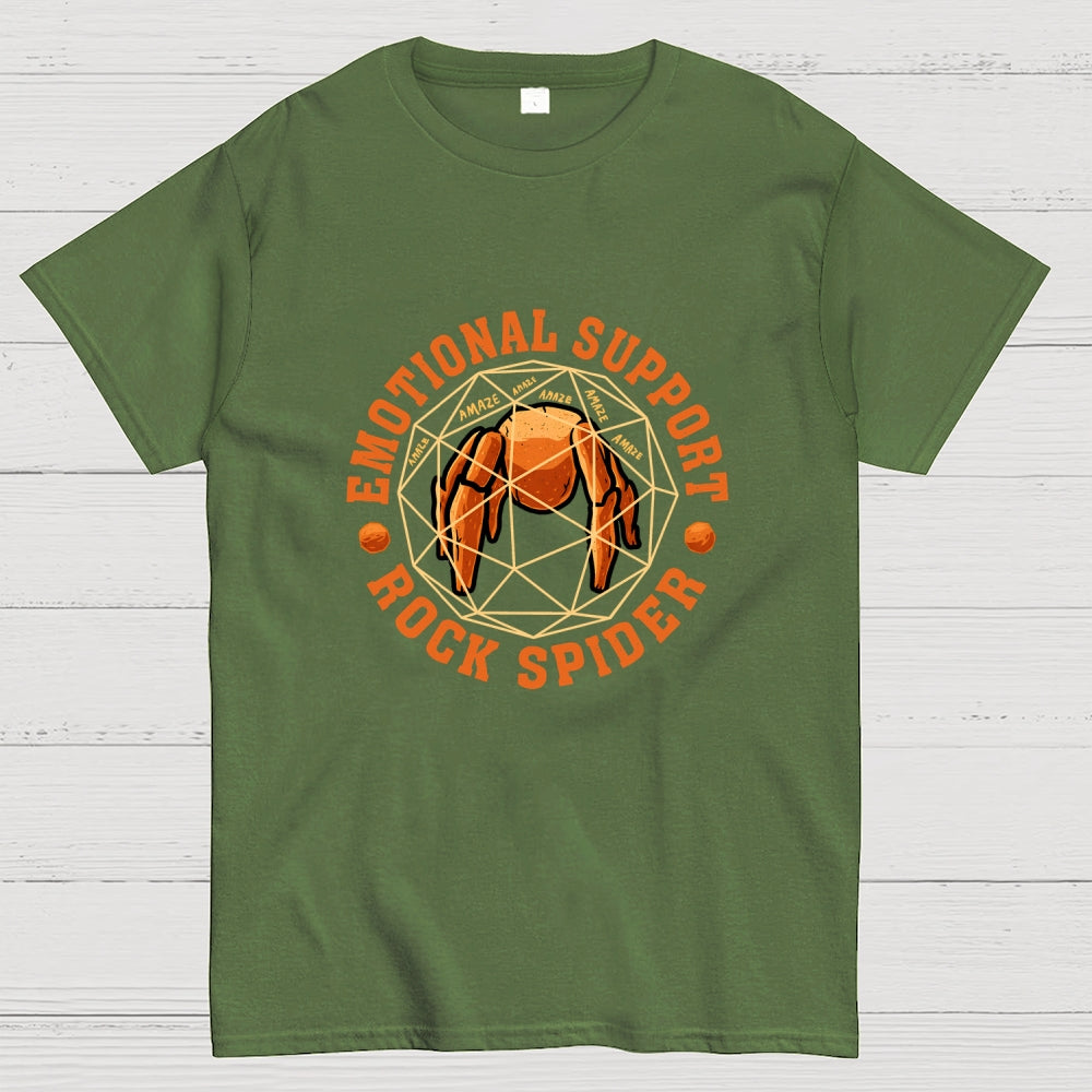 Emotional Support Rock Spider  T-Shirt