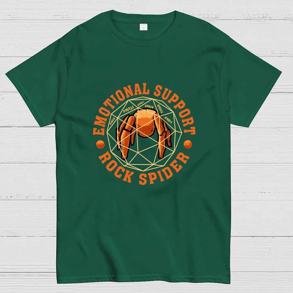 Emotional Support Rock Spider  T-Shirt