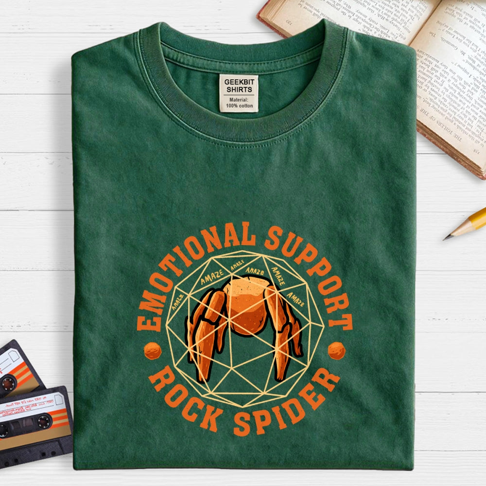 Emotional Support Rock Spider  T-Shirt