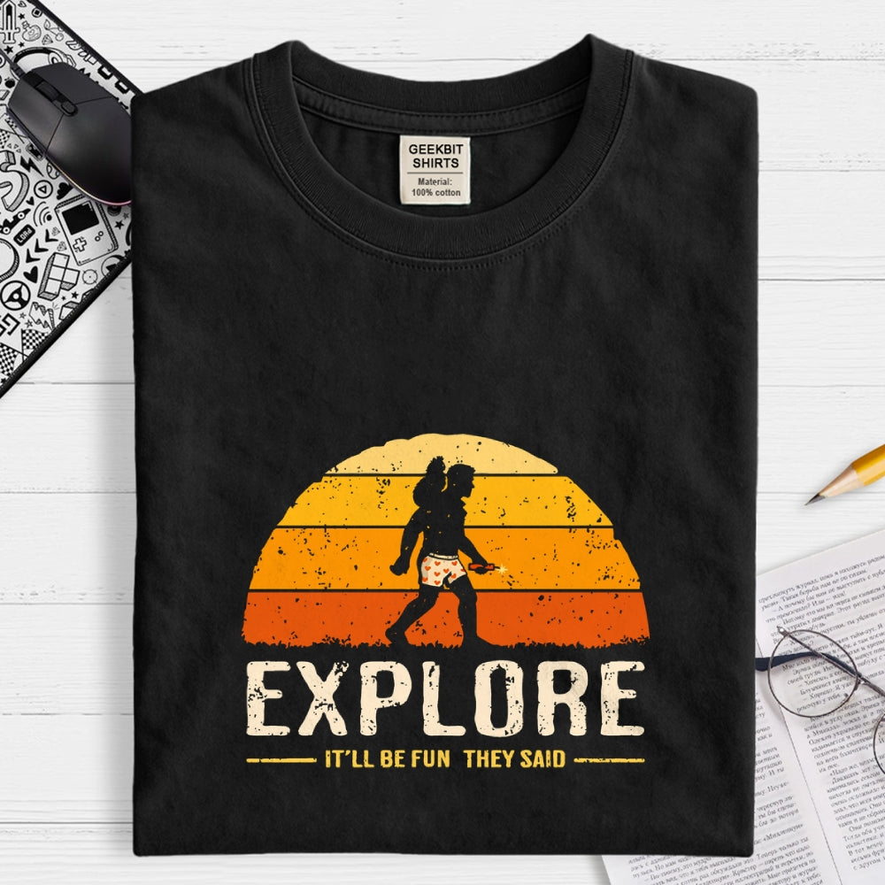 Vintage Crawler Be Fun  T-Shirt