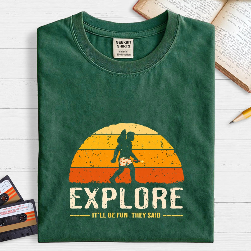 Vintage Crawler Be Fun  T-Shirt