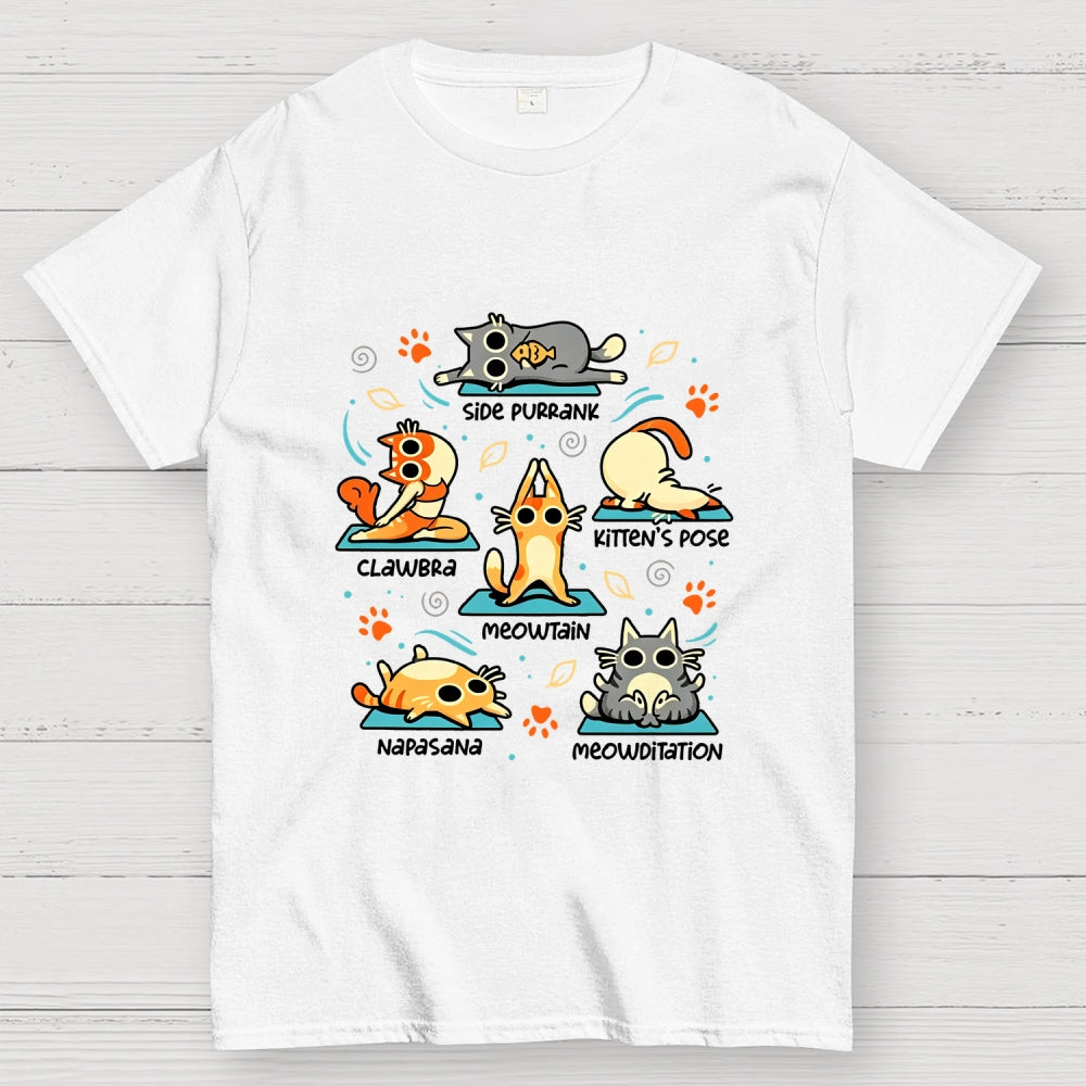 Cat Yoga Poses  T-Shirt
