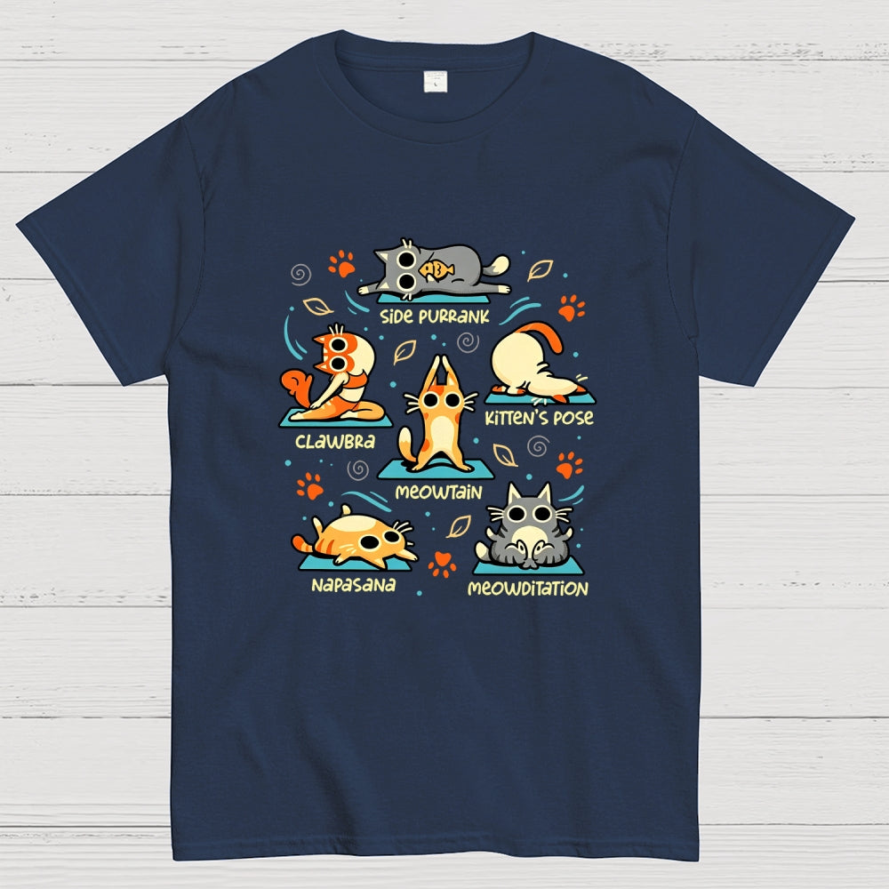 Cat Yoga Poses  T-Shirt