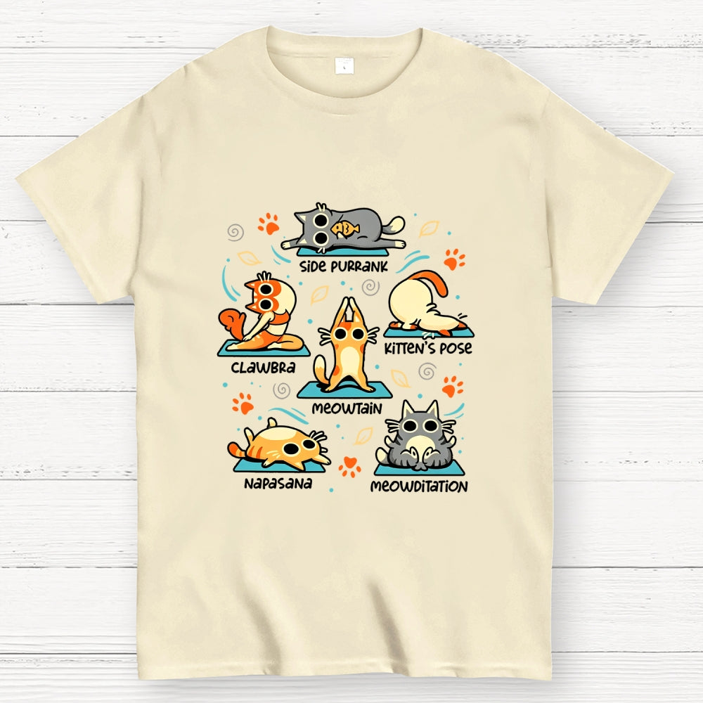 Cat Yoga Poses  T-Shirt