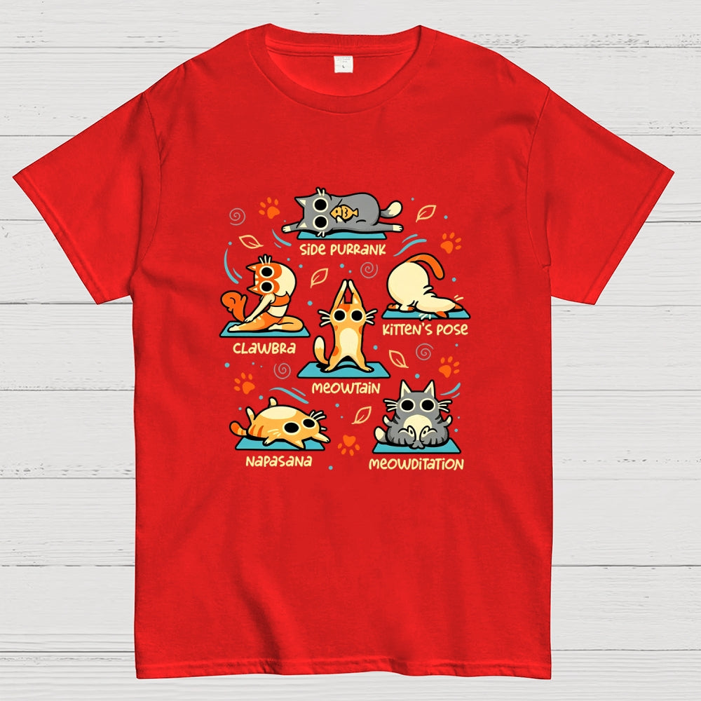 Cat Yoga Poses  T-Shirt