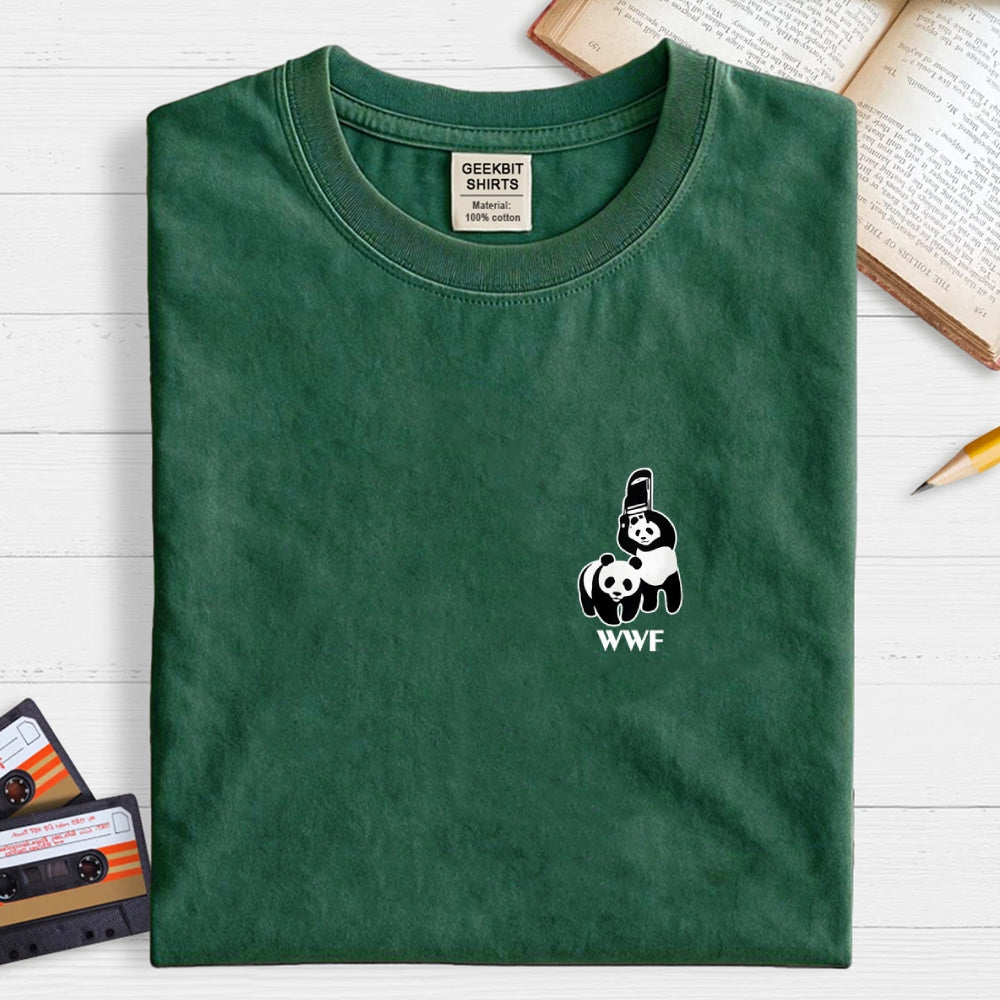 WWF Panda Funny  T-Shirt