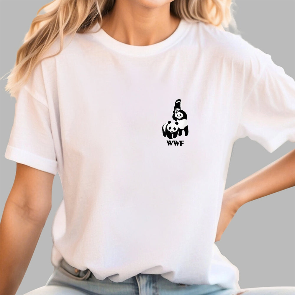 WWF Panda Funny  T-Shirt