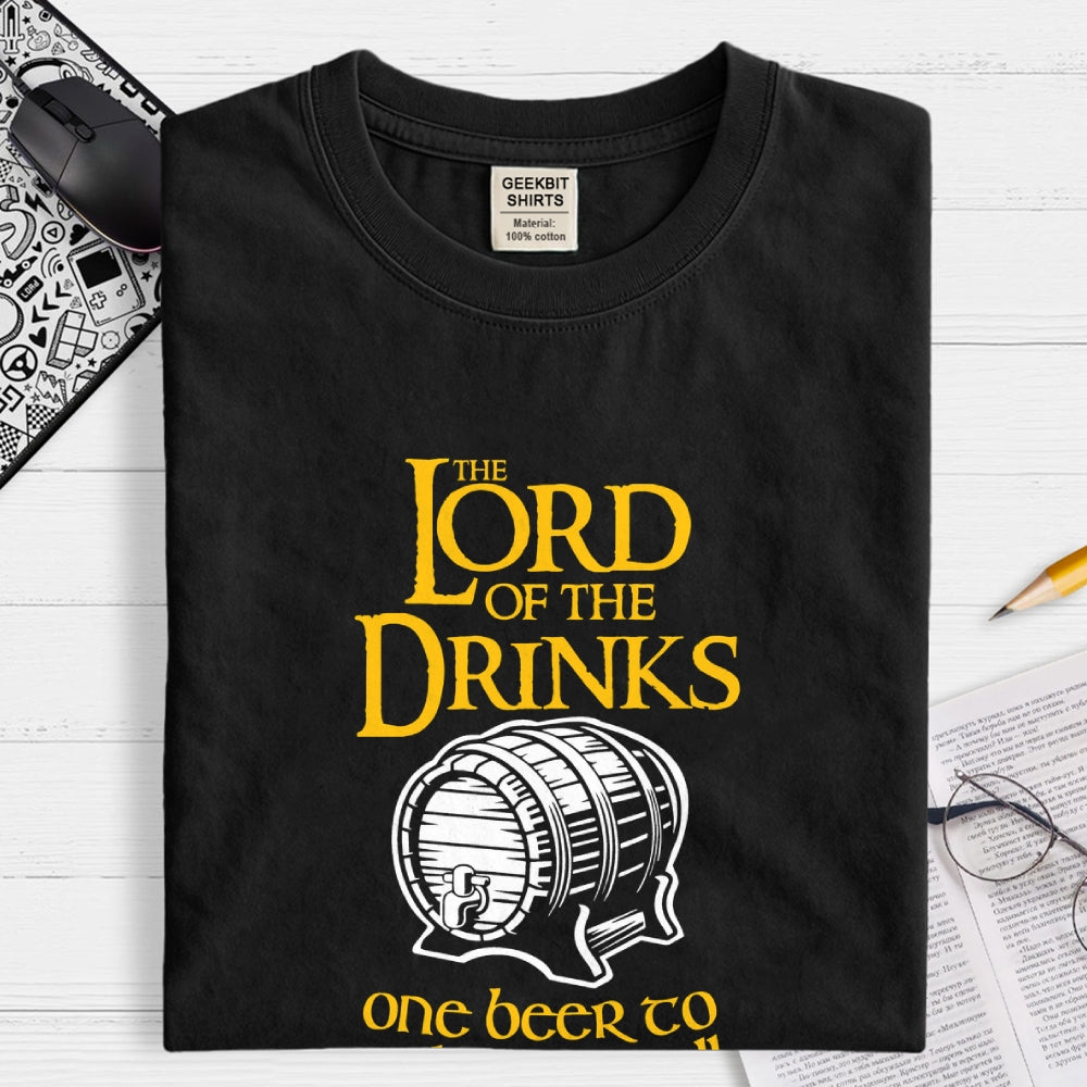 The Lord Of The Drinks  T-Shirt