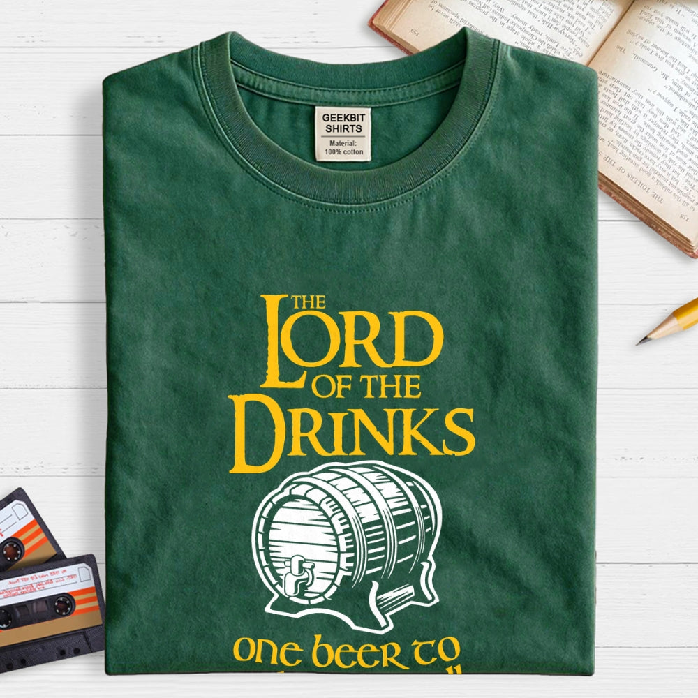The Lord Of The Drinks  T-Shirt