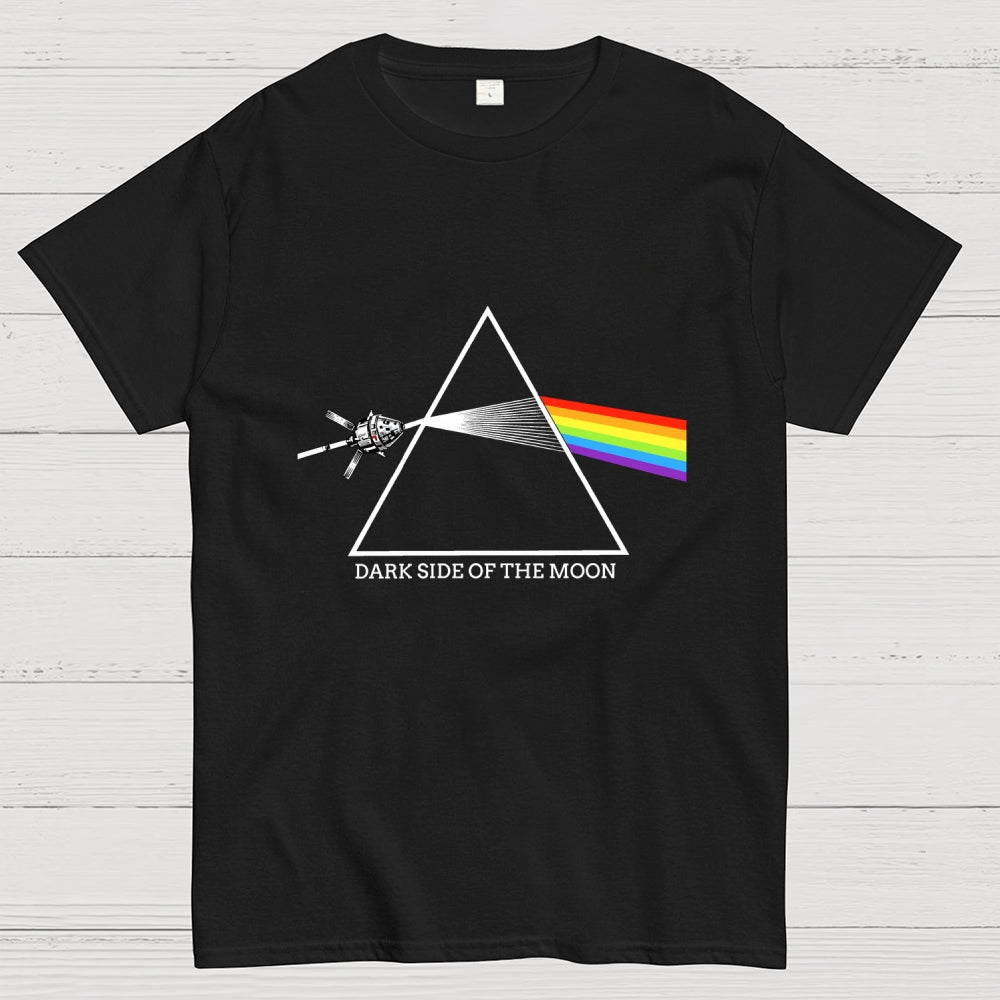 Retro Artemis Ii Dark Side Of The Moon Print  T-Shirt