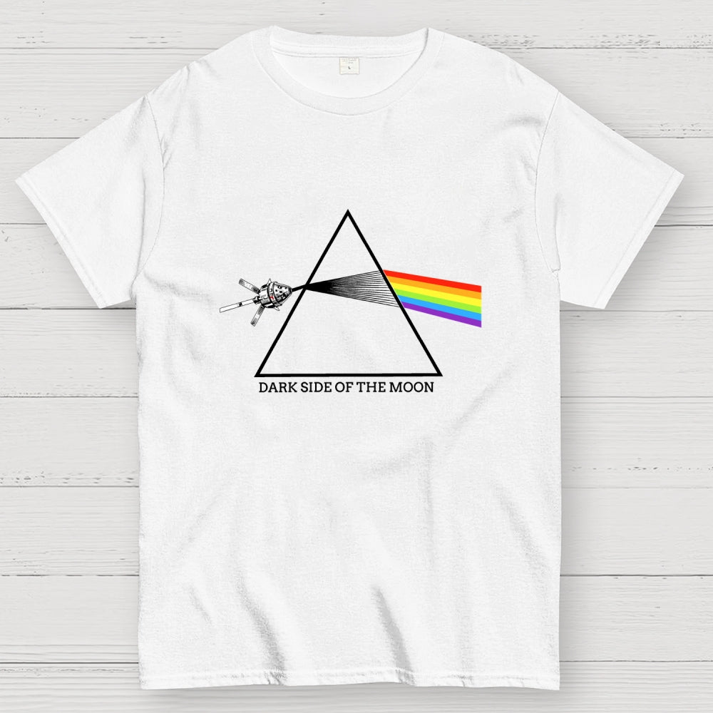 Retro Artemis Ii Dark Side Of The Moon Print  T-Shirt