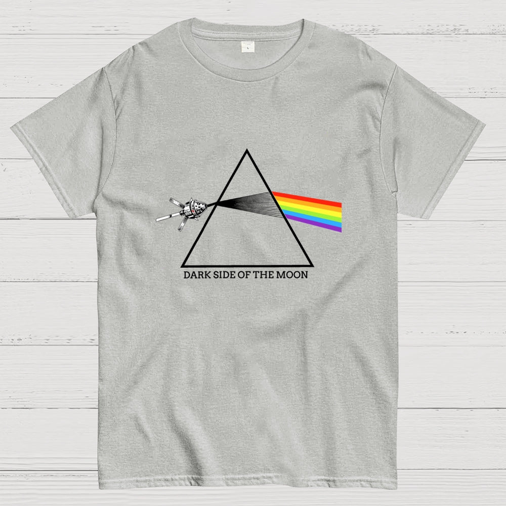 Retro Artemis Ii Dark Side Of The Moon Print  T-Shirt