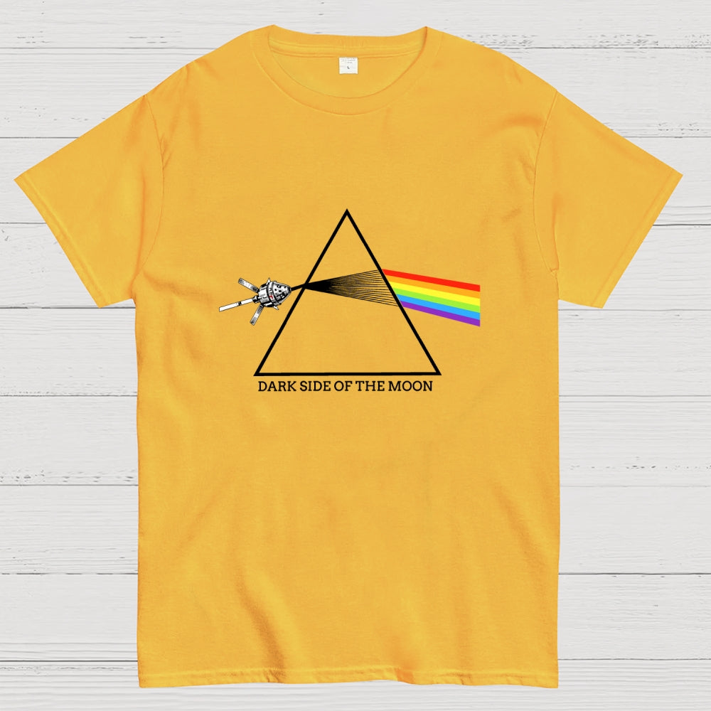 Retro Artemis Ii Dark Side Of The Moon Print  T-Shirt