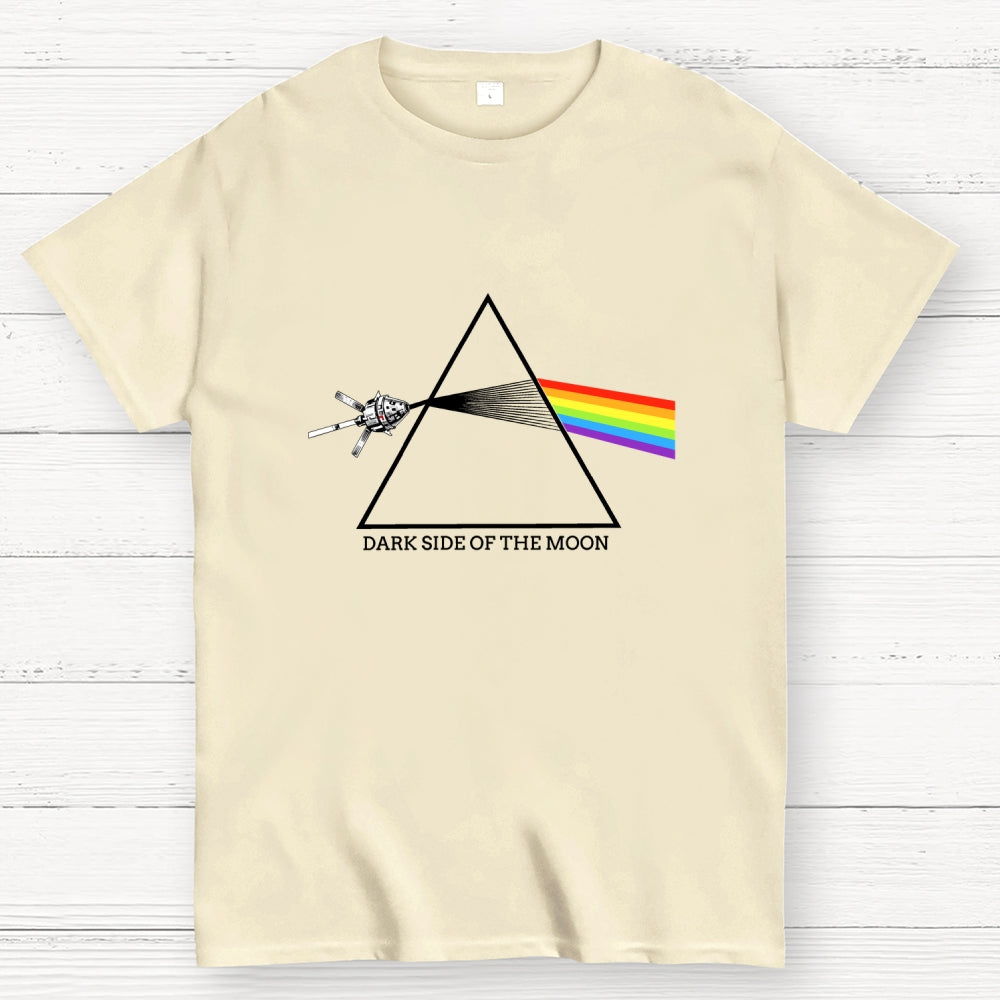 Retro Artemis Ii Dark Side Of The Moon Print  T-Shirt