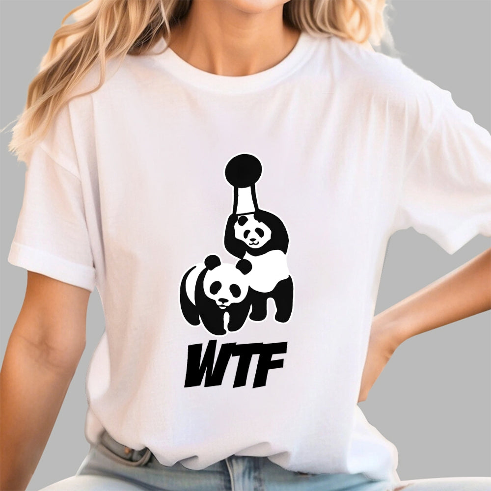 WTF Panda Funny  T-Shirt