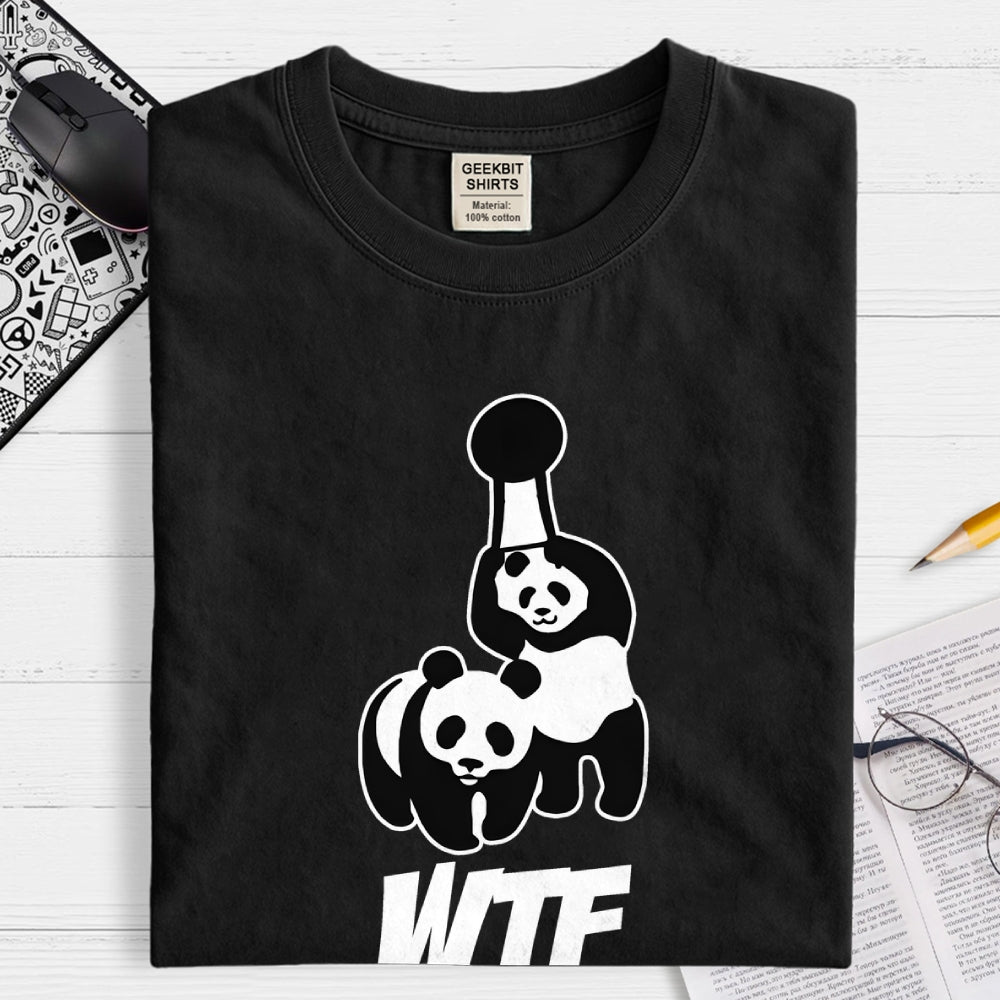 WTF Panda Funny  T-Shirt