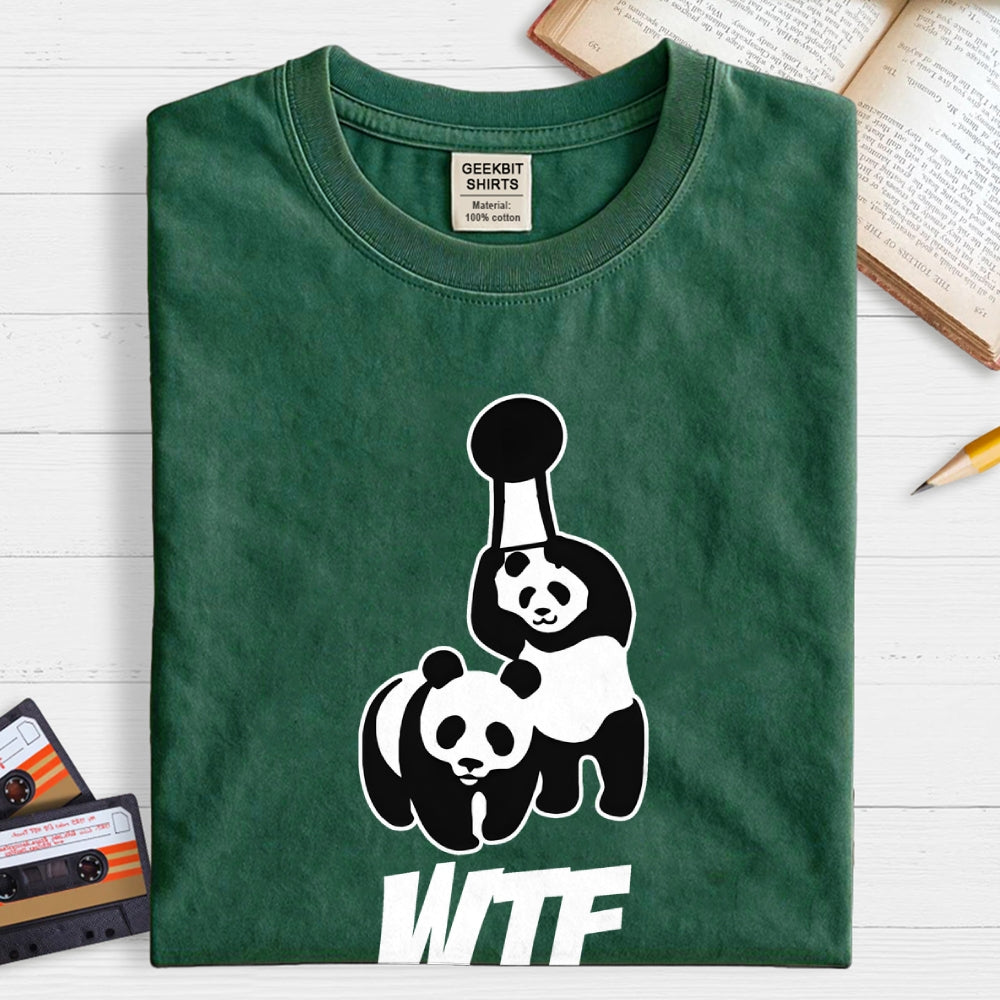 WTF Panda Funny  T-Shirt