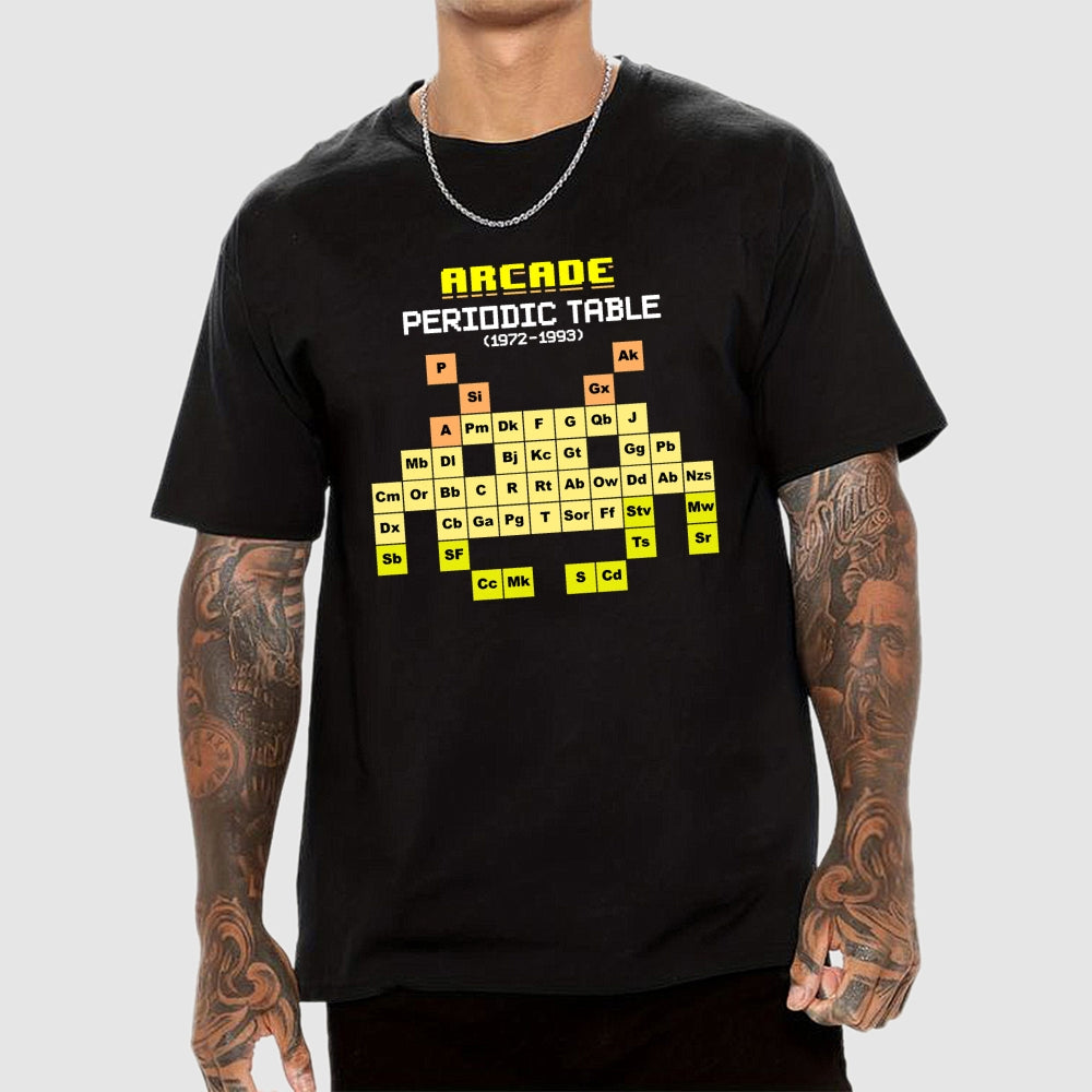 Retro game periodic table  T-Shirt