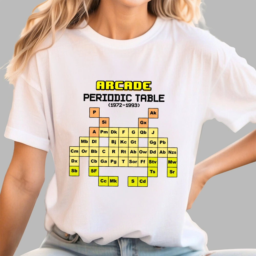 Retro game periodic table  T-Shirt
