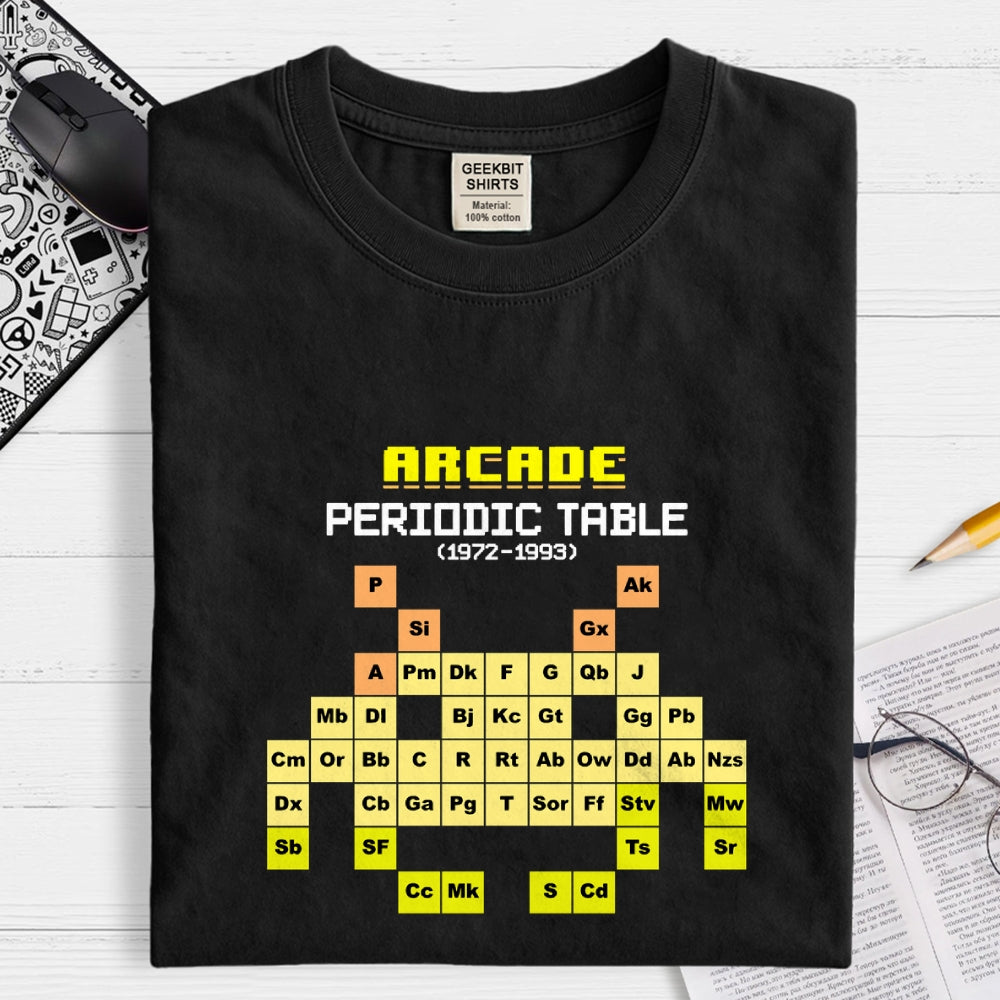 Retro game periodic table  T-Shirt