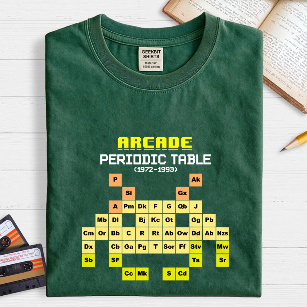 Retro game periodic table  T-Shirt