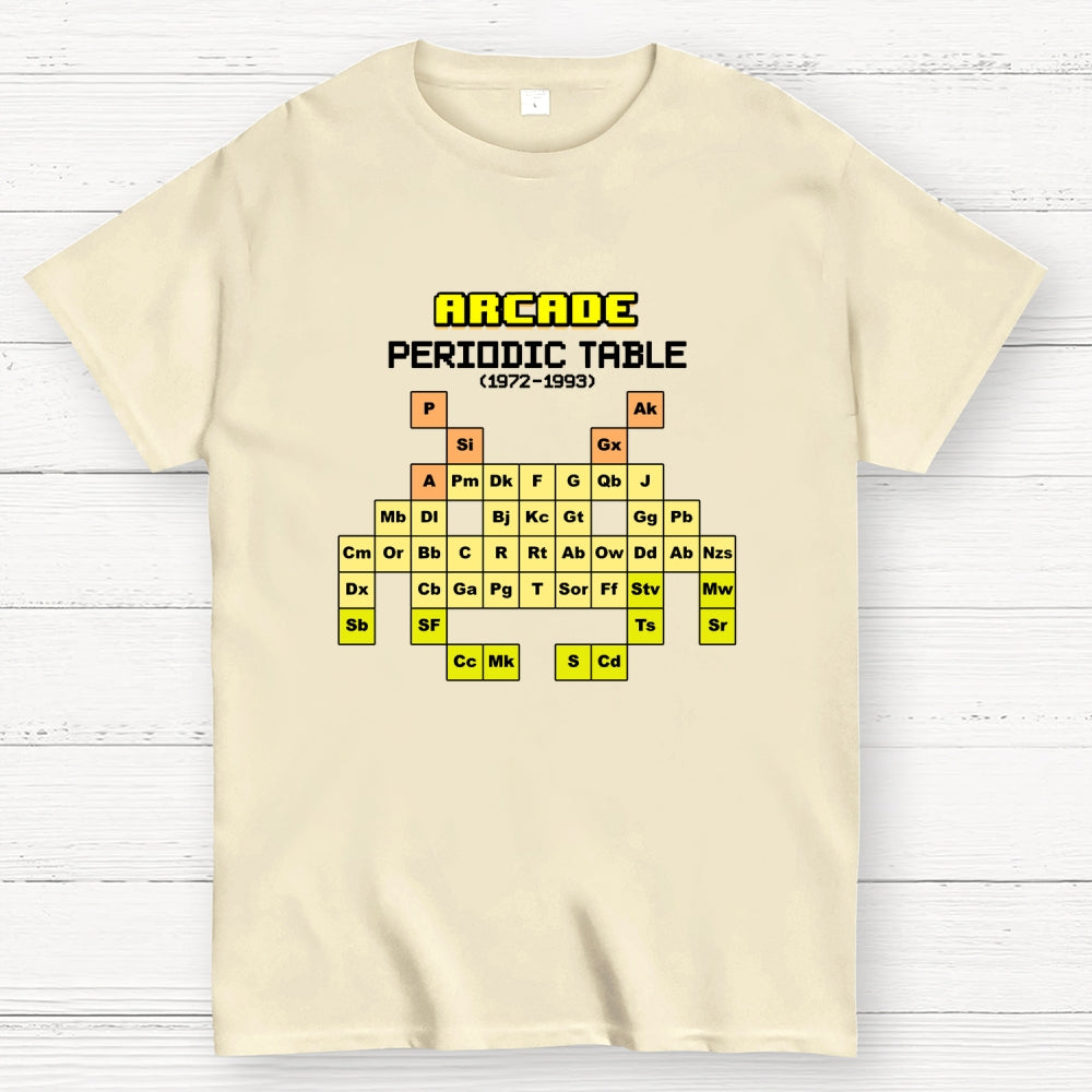 Retro game periodic table  T-Shirt