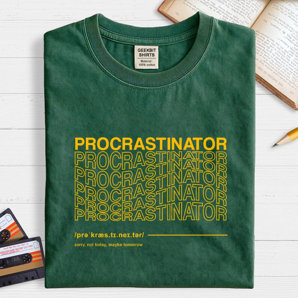 Procrastinator Waves  T-Shirt
