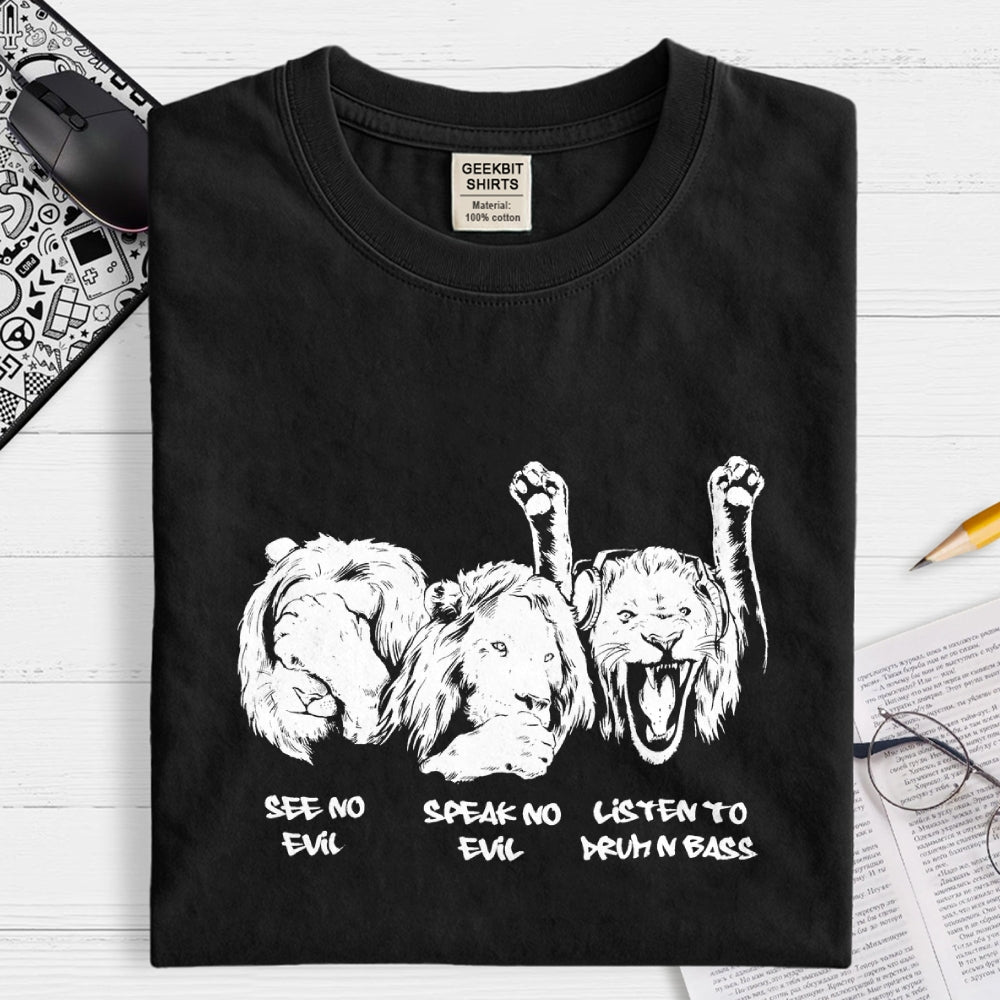 Drum and Bass Lions  T-Shirt