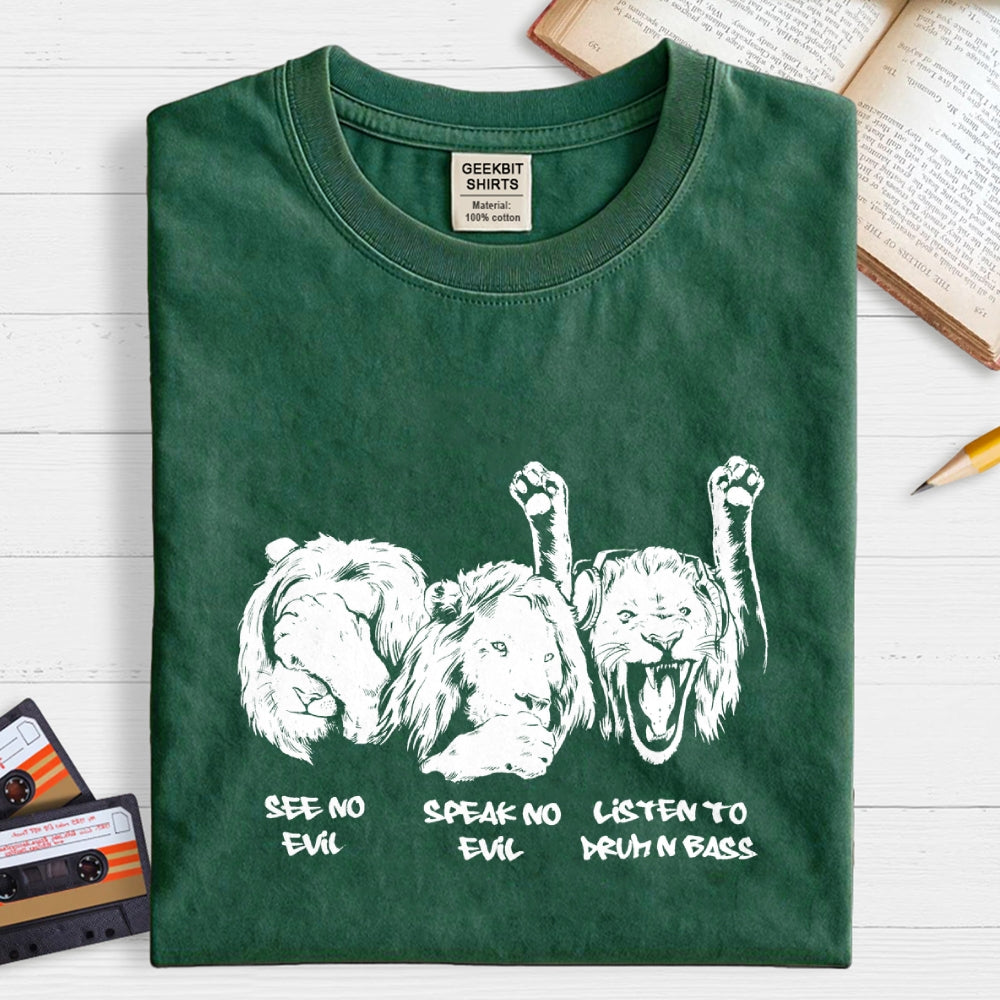Drum and Bass Lions  T-Shirt