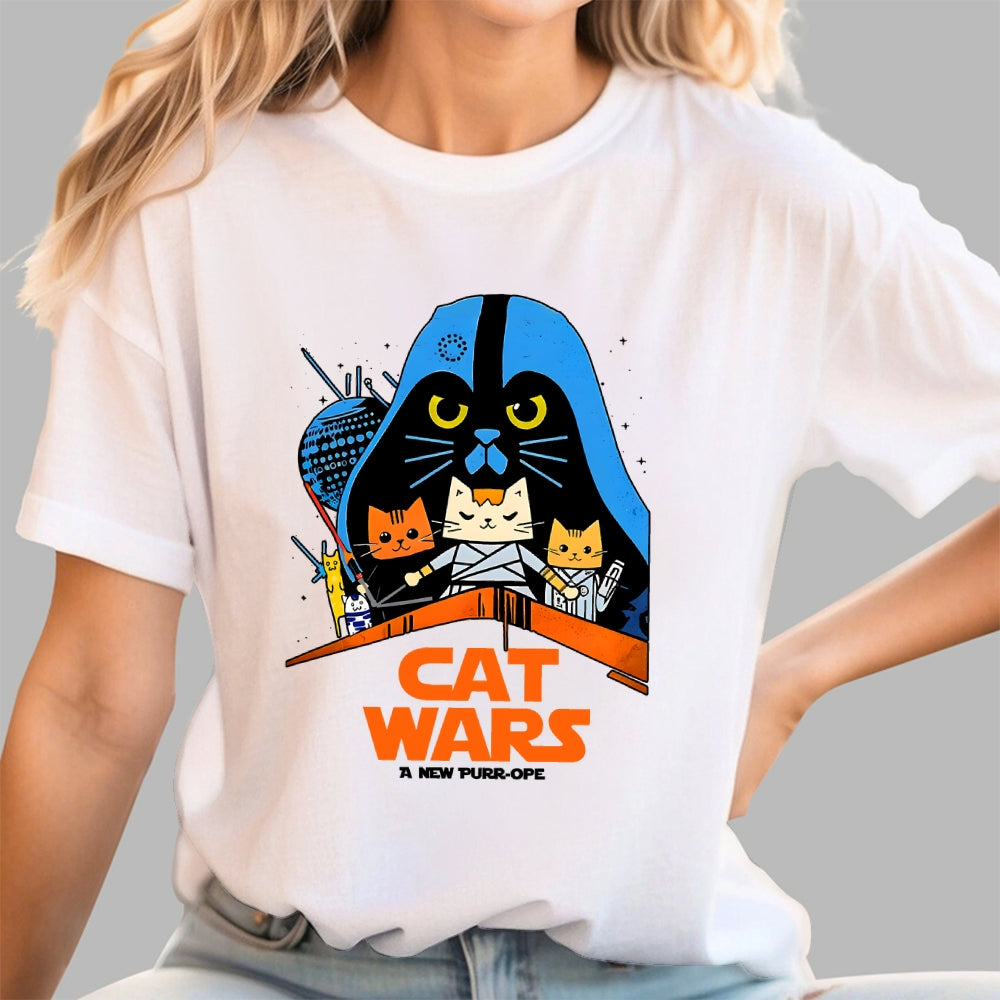 Cat Wars  Movie Parody  T-Shirt