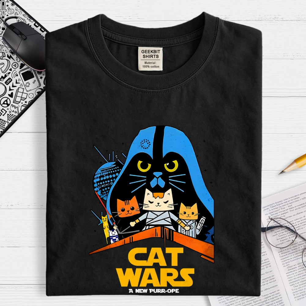Cat Wars  Movie Parody  T-Shirt