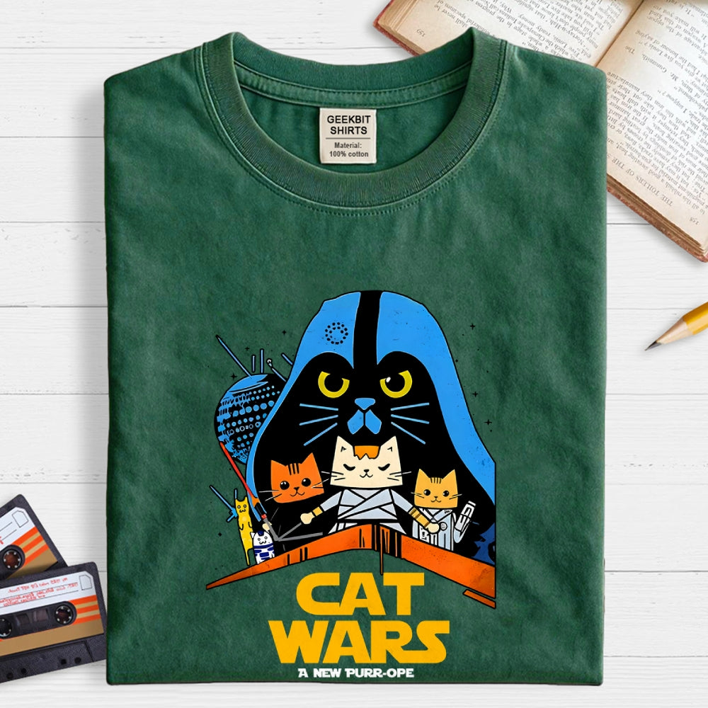 Cat Wars  Movie Parody  T-Shirt