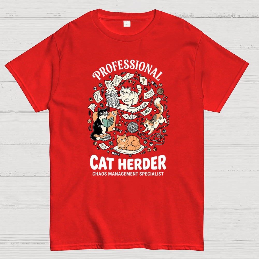Funny Cat Chaos Design  T-Shirt