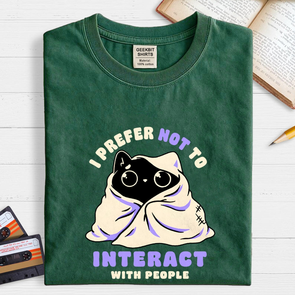 Not To Interact With People  T-Shirt