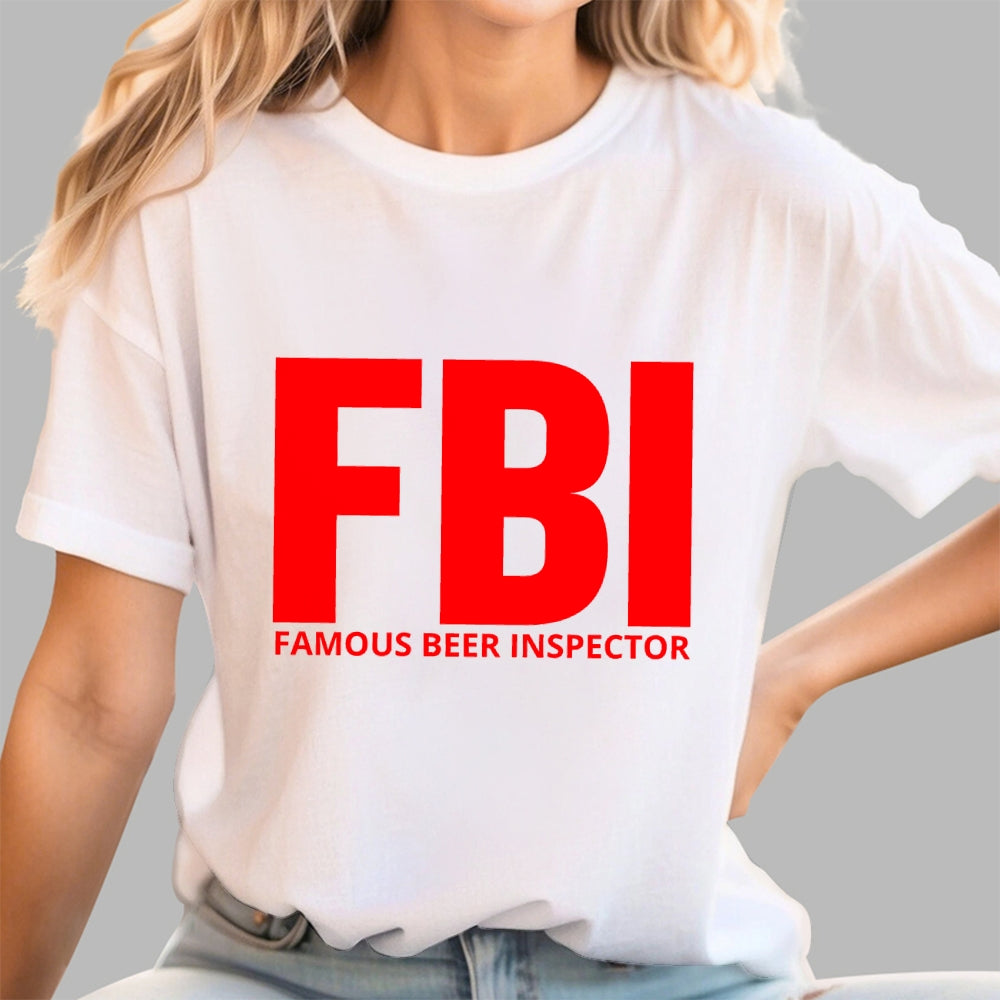 FBI Funny Pun Beer Lovers  T-Shirt