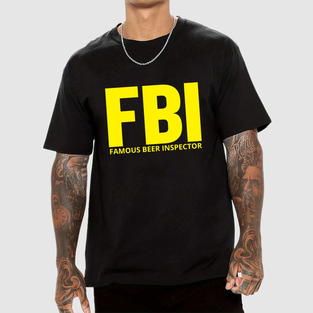 FBI Funny Pun Beer Lovers  T-Shirt