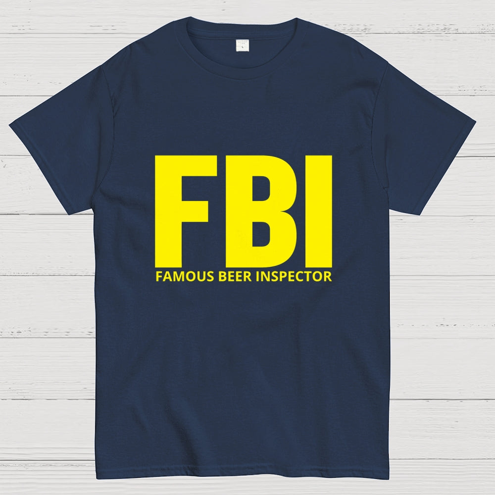 FBI Funny Pun Beer Lovers  T-Shirt